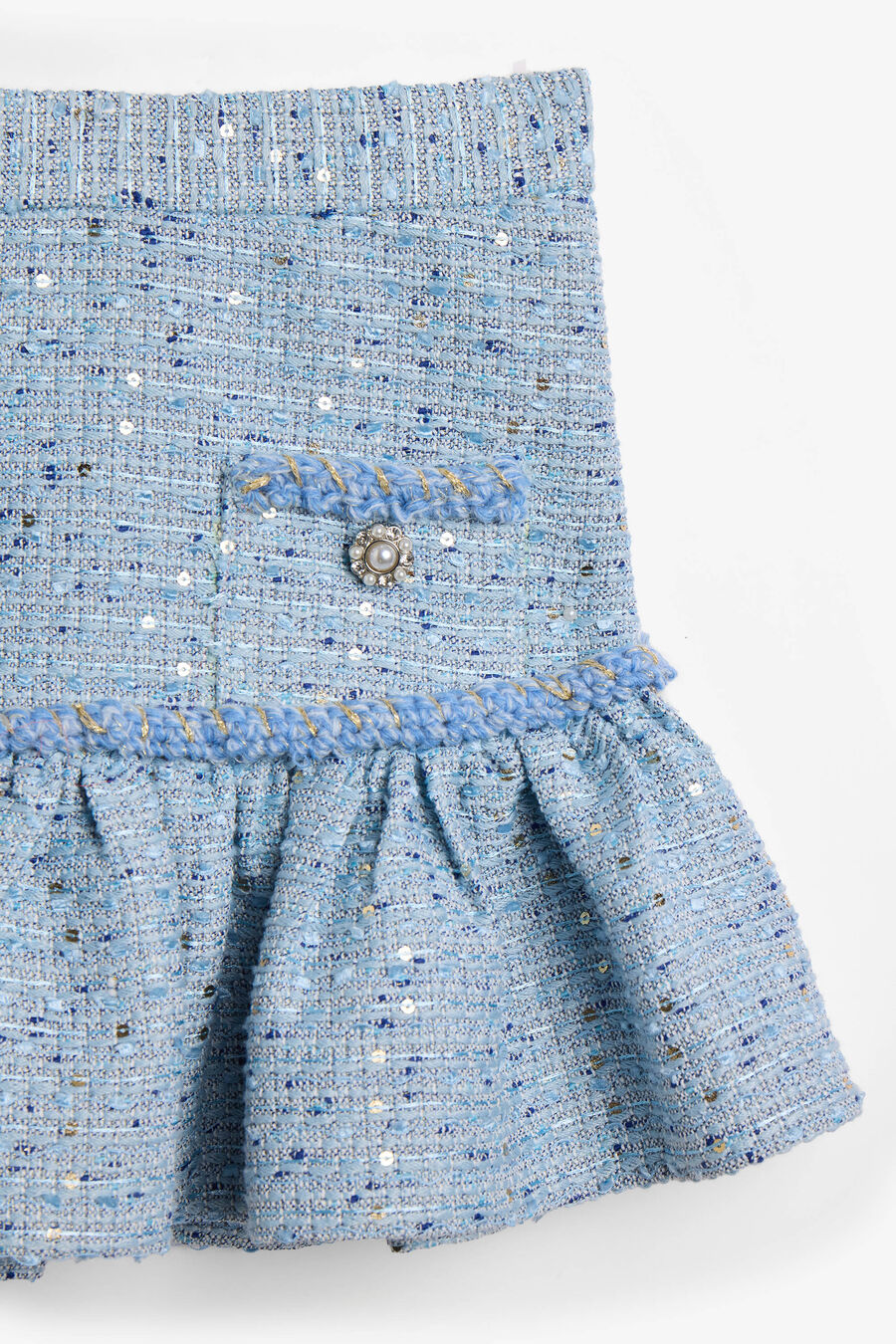 Girls Jayde Sequin Boucle Set