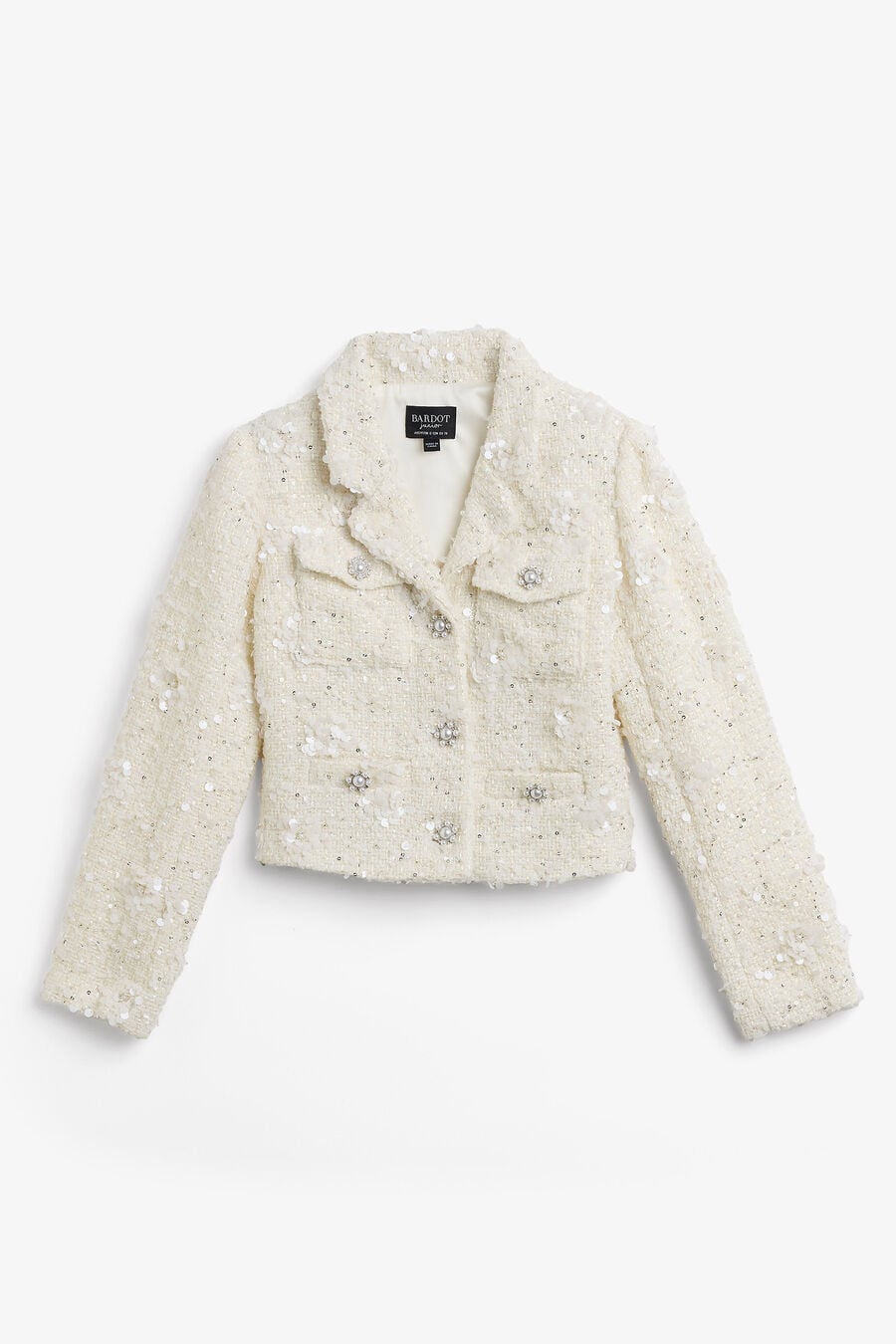 Girls Yve Sequin Boucle Blazer