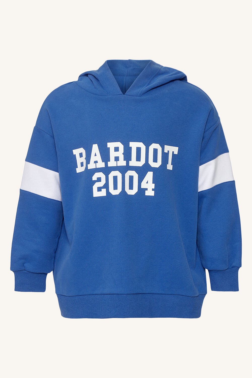 GIRLS OVERSIZED ADVENTURE HOODIE in colour DAZZLING BLUE