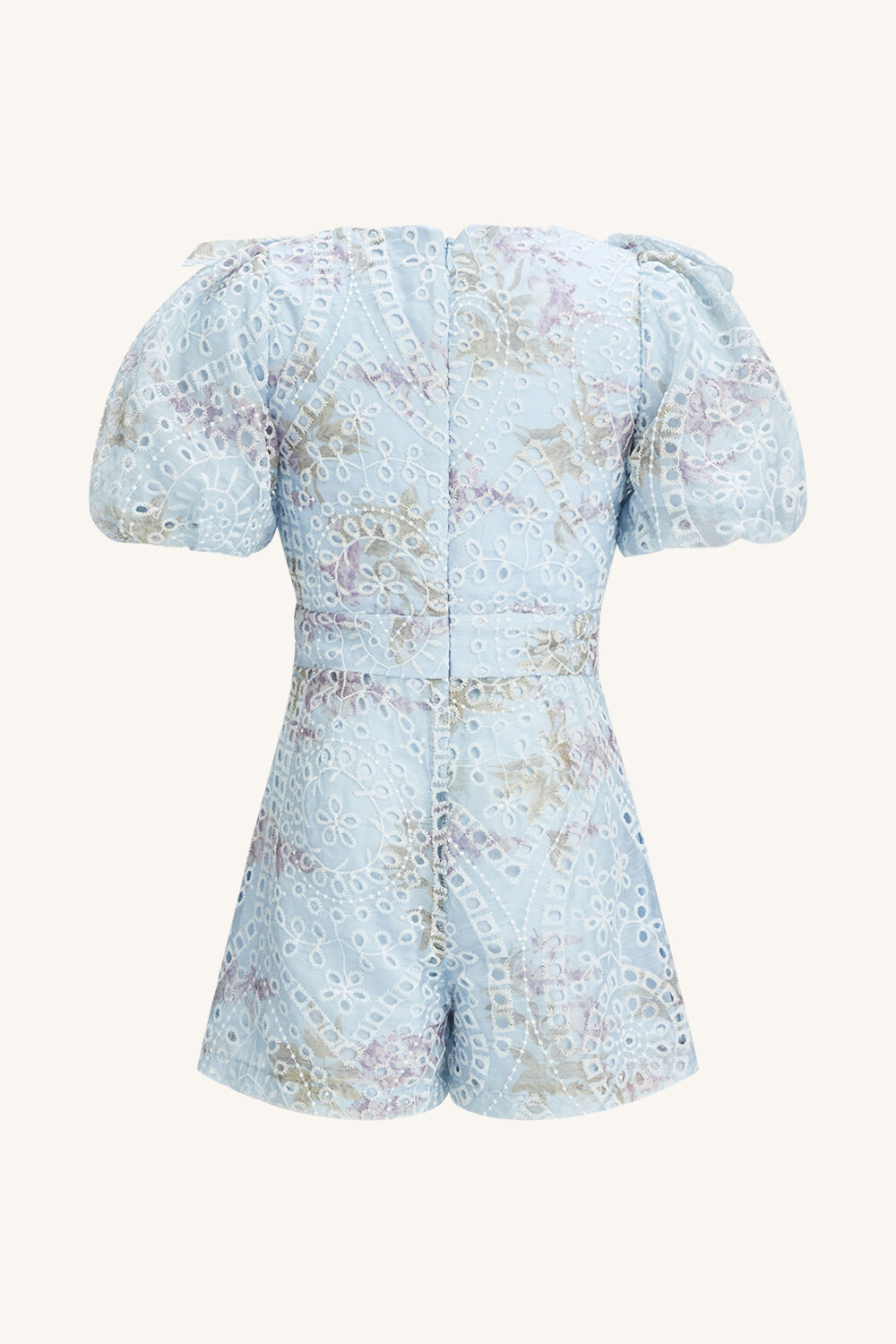 GIRLS IRIS FLORAL PLAYSUIT in colour CAVIAR