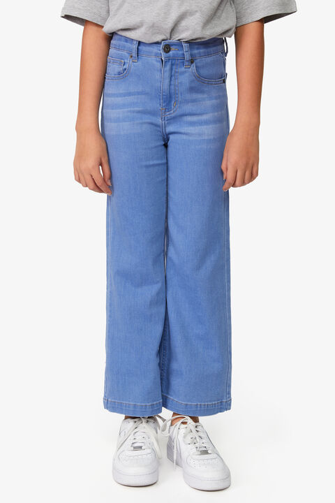 LAYLA WIDE LEG JEAN in colour BIJOU BLUE