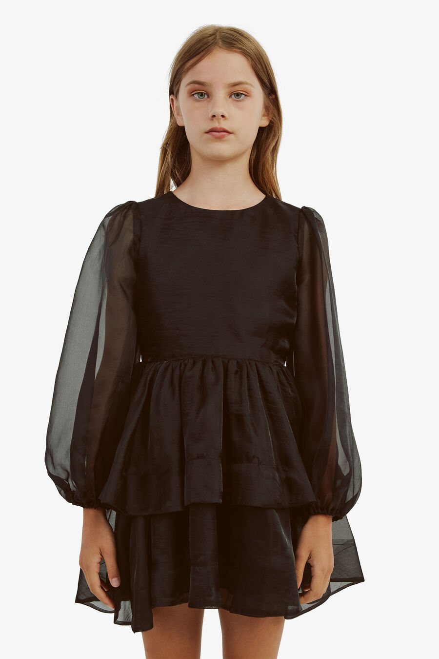 Girls Wednesday Organza Dress