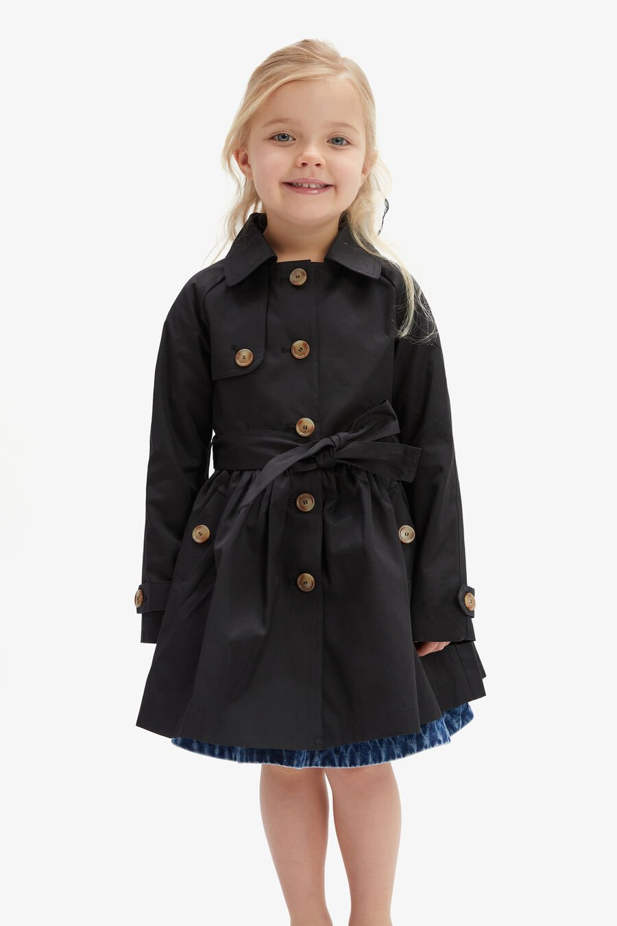 LUCIA CLASSIC TRENCH in colour BLACK