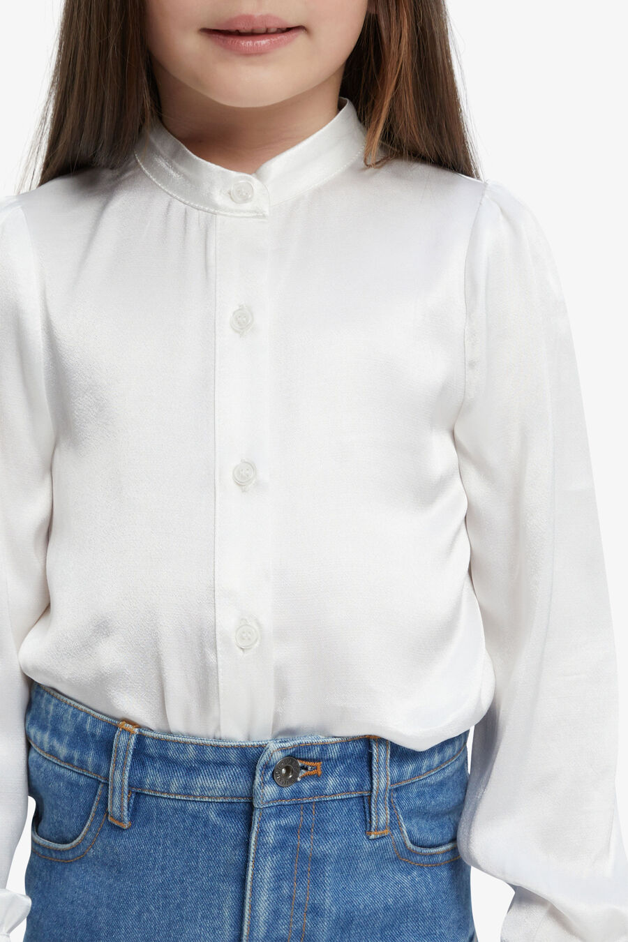 GIRLS LILY SILKY BLOUSE