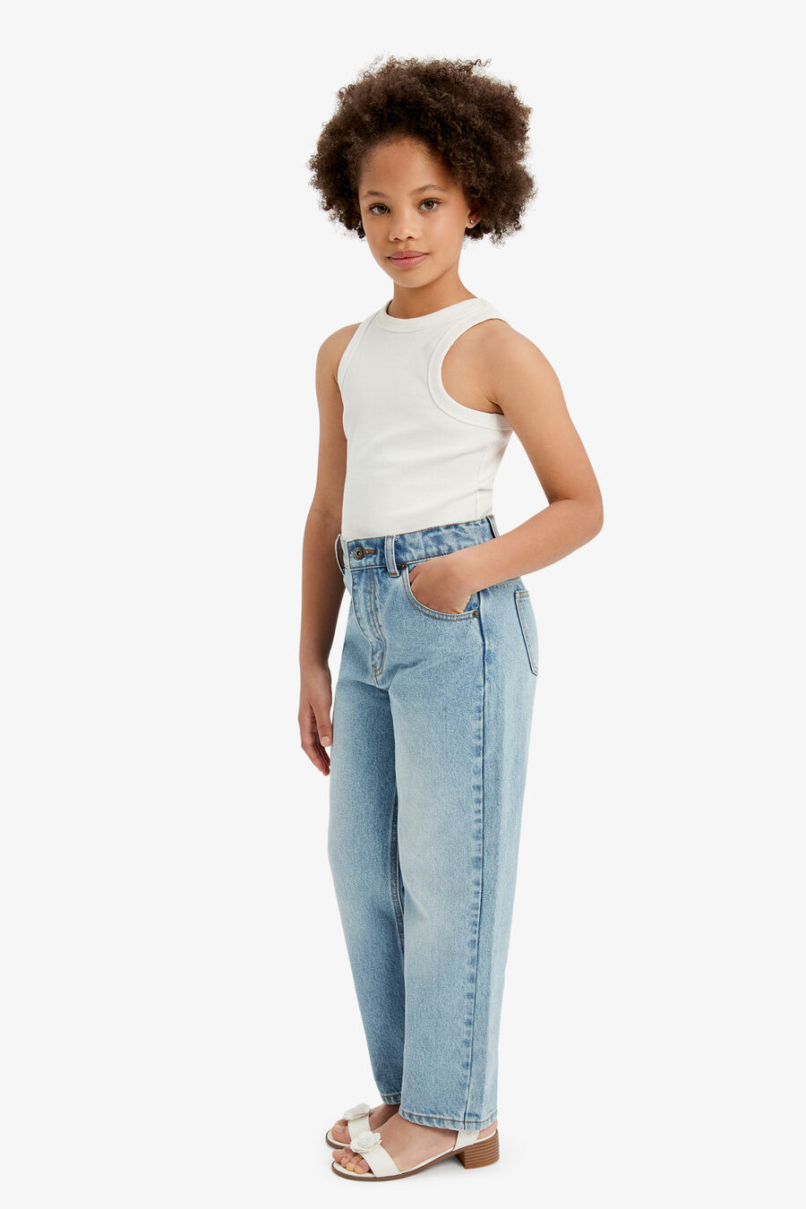 GIRLS EVIE STRAIGHT LEG JEAN