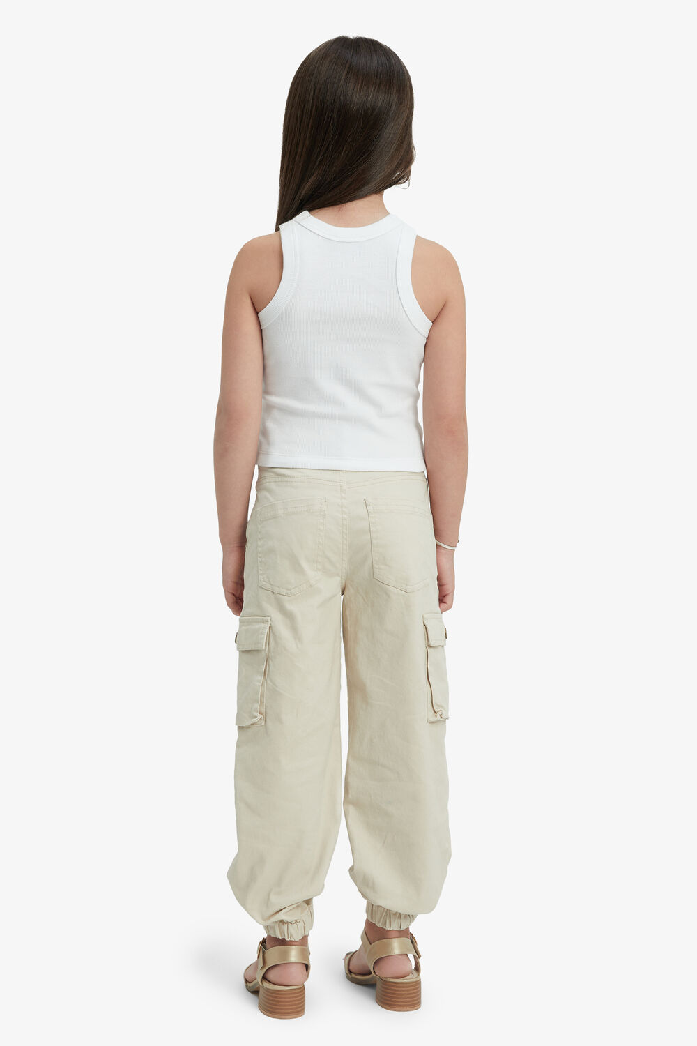 BECCA CARGO PANT in colour TAN