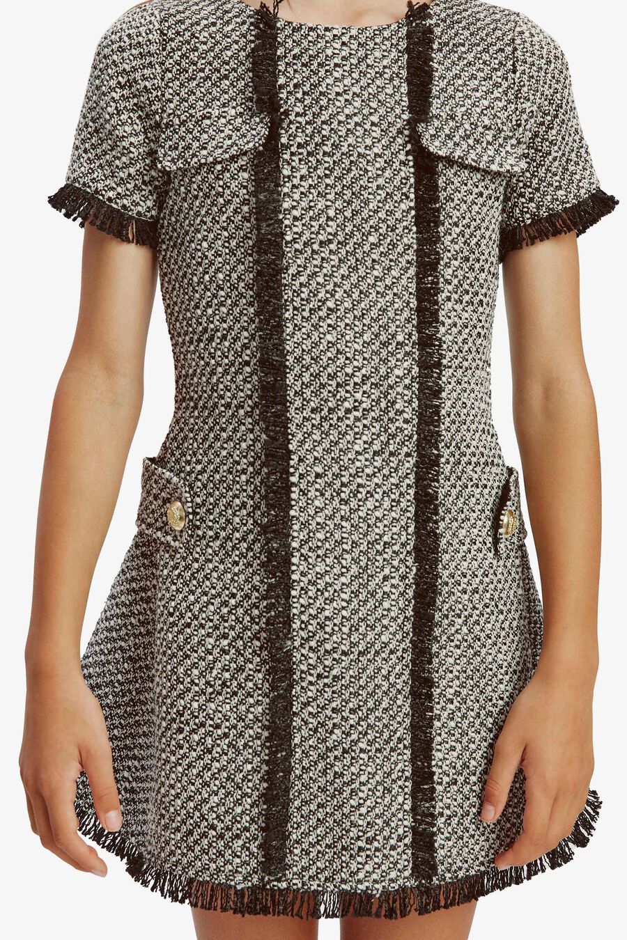 Girls Sutton Boucle Dress