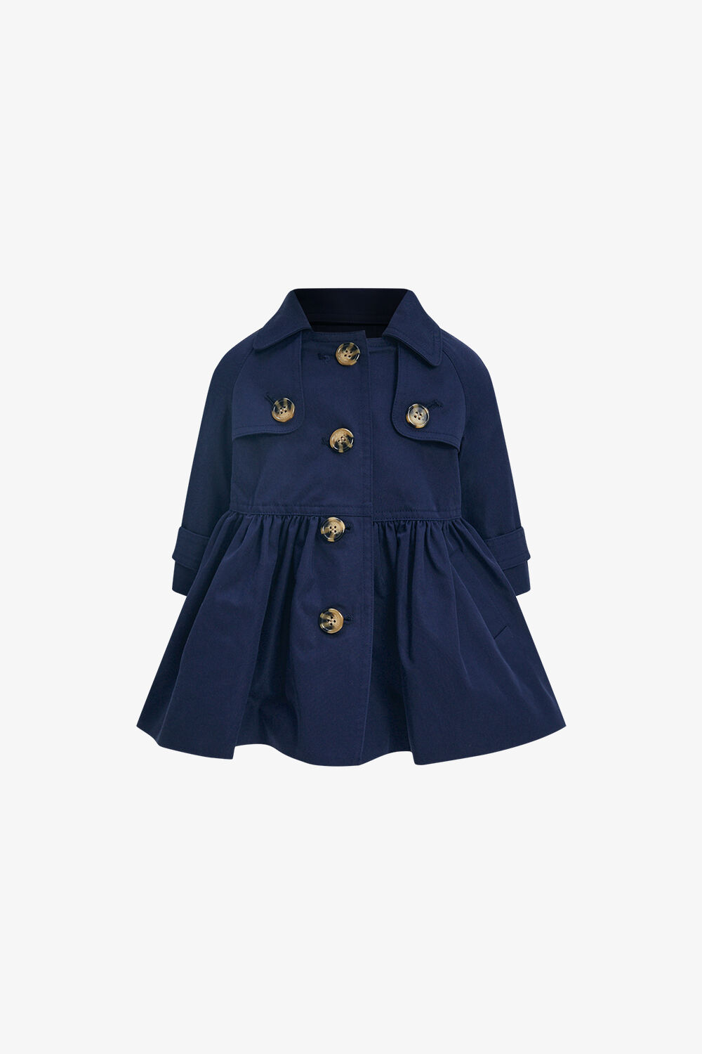 baby girl MIA CLASSIC TRENCH in colour BLACK IRIS