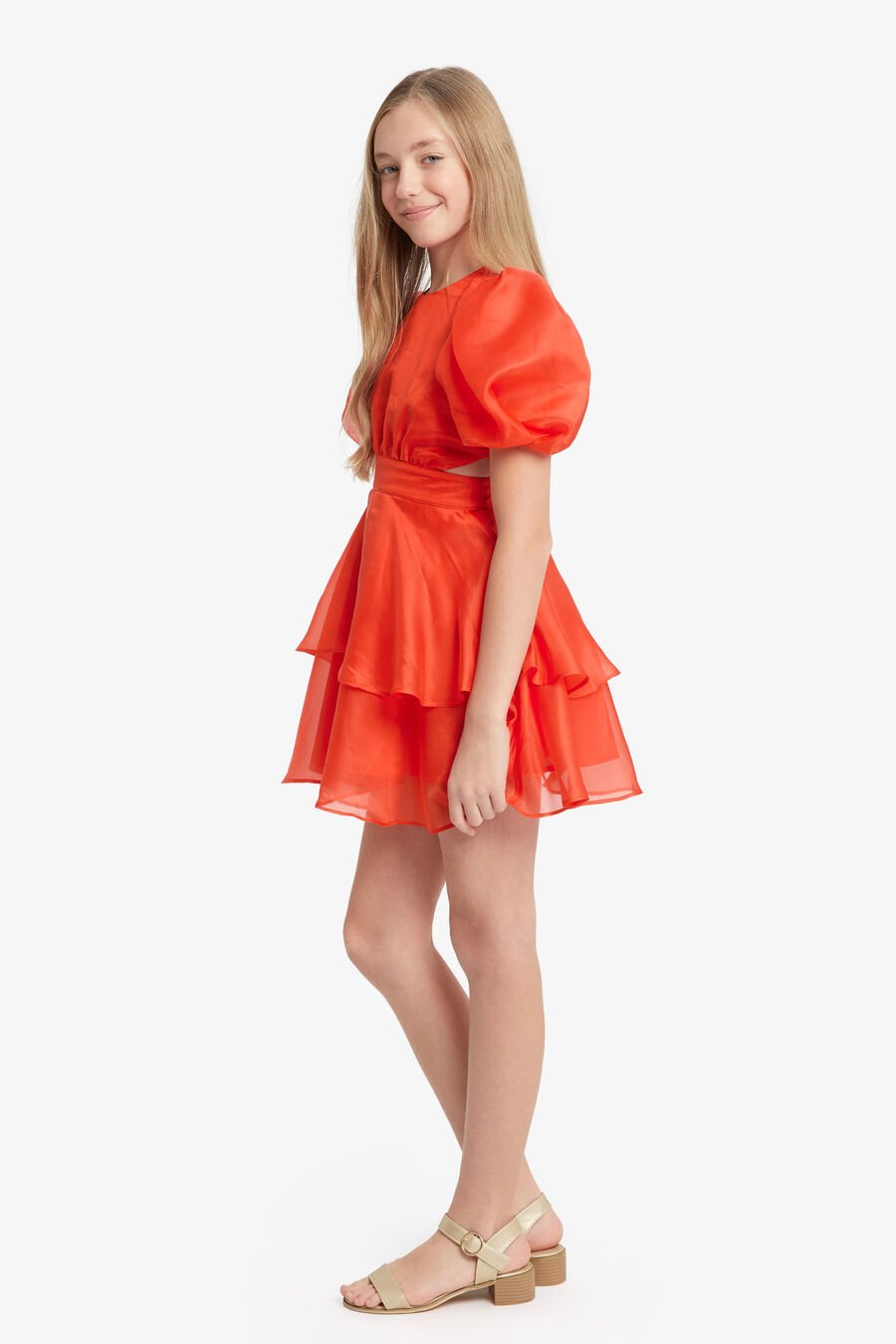 Girls Enya Organza Mini Dress