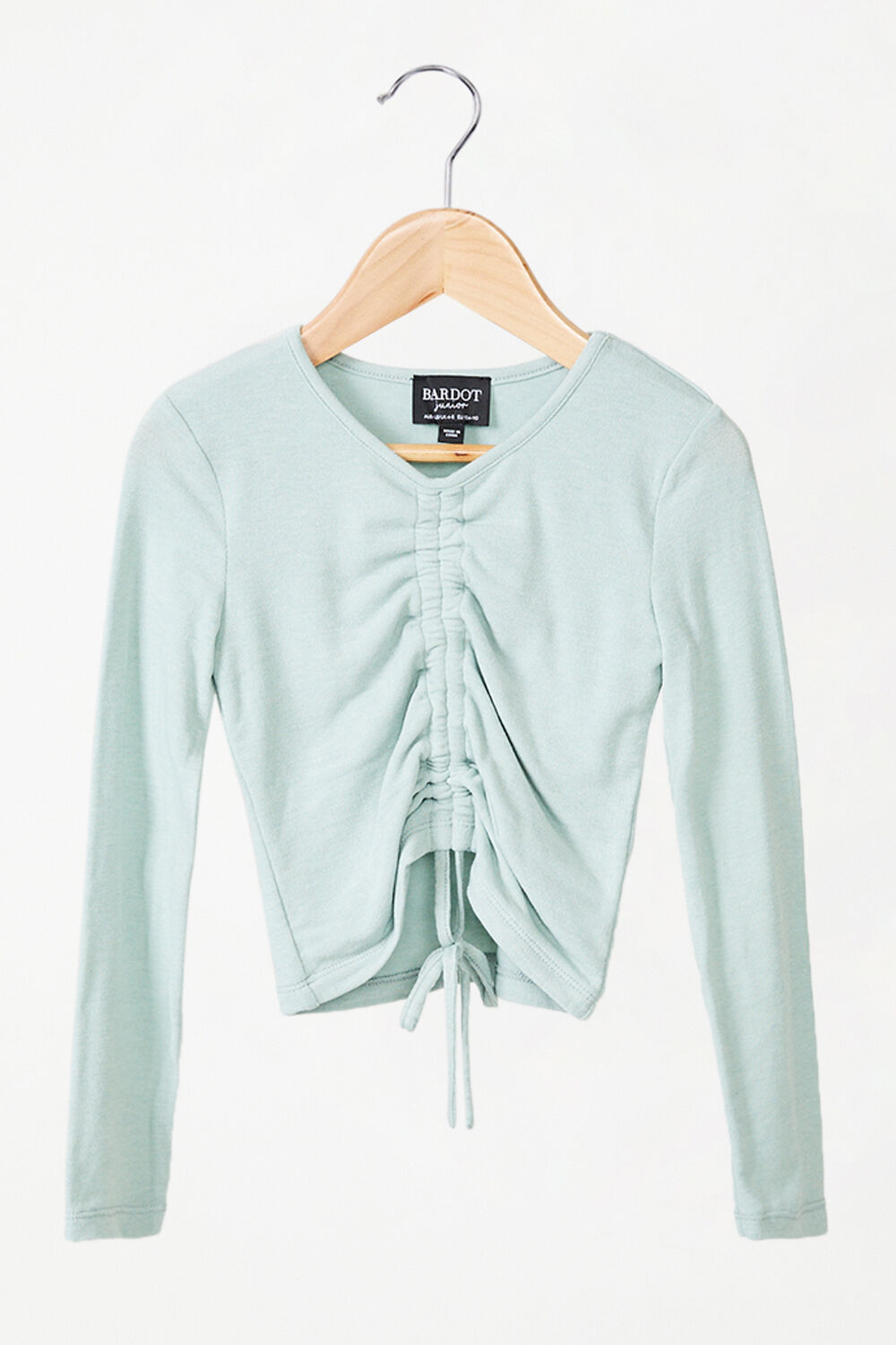 GIRLS MARGOT RIB TEE in colour CLEARWATER