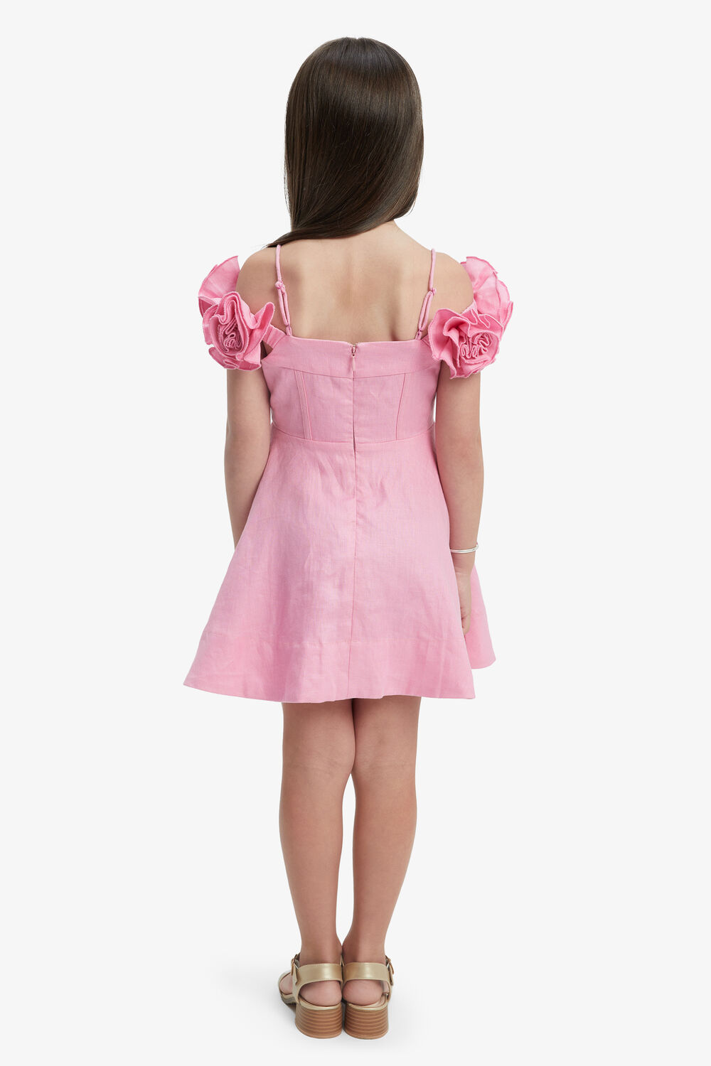 GIRLS SIGMA CORSET MINI DRESS in colour BEETROOT PURPLE