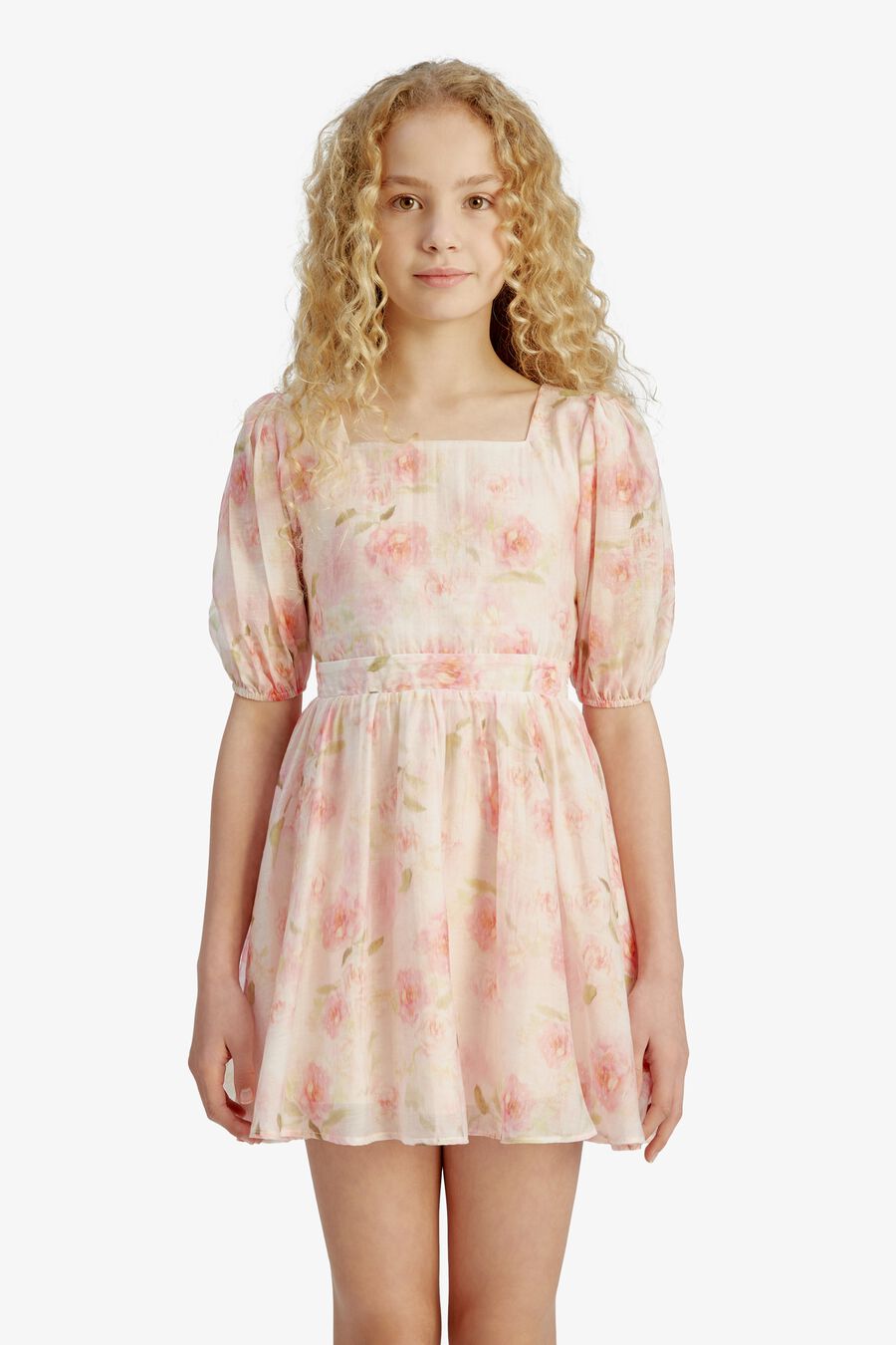 Girls Margo Floral Mini Dress