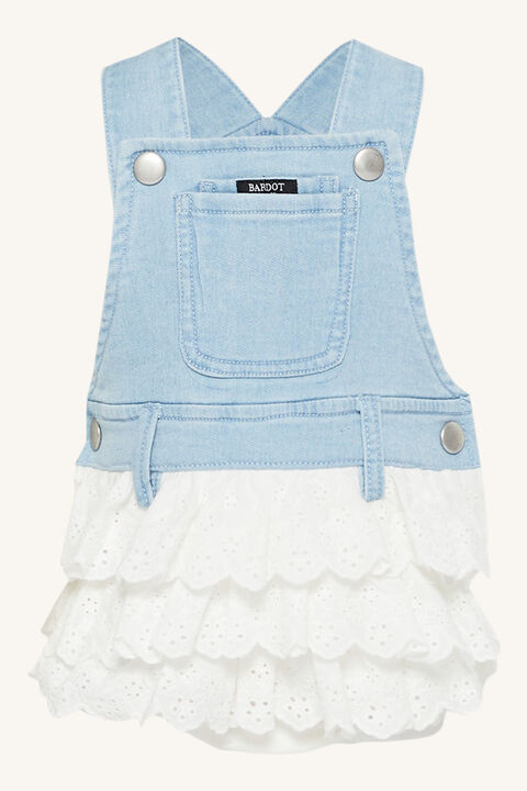 LACE OVERALL GROW. in colour ASHLEY BLUE