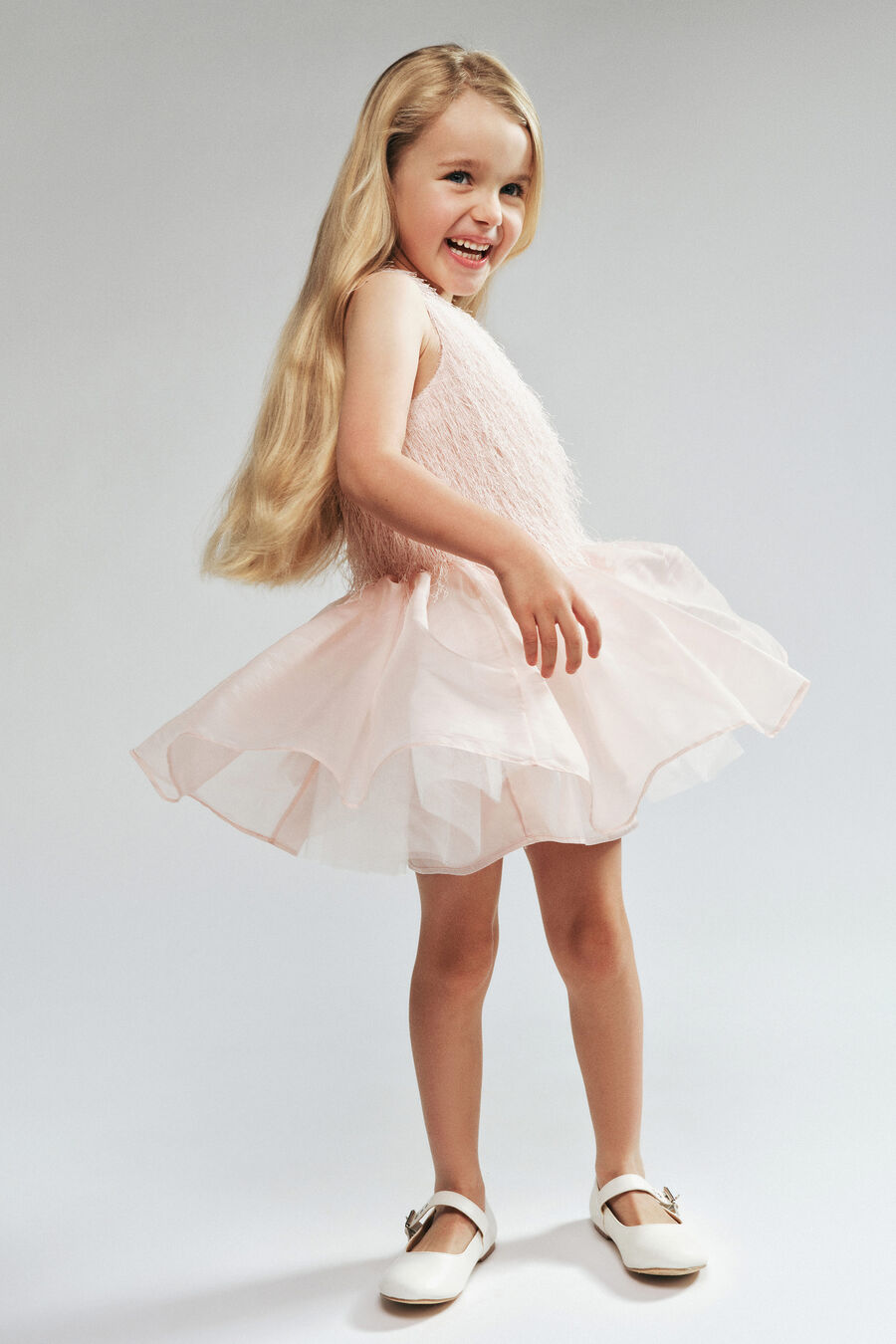 Girls Nicola Fringe Mini Dress