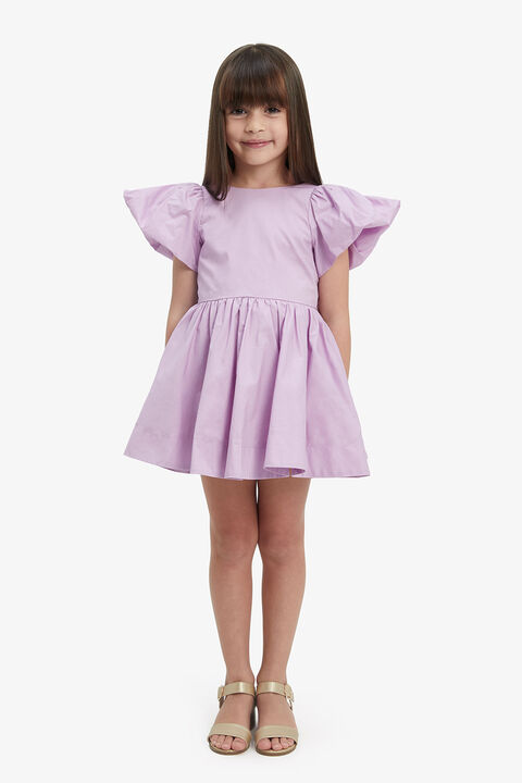LANAI POPLIN DRESS in colour LILAC CHIFFON