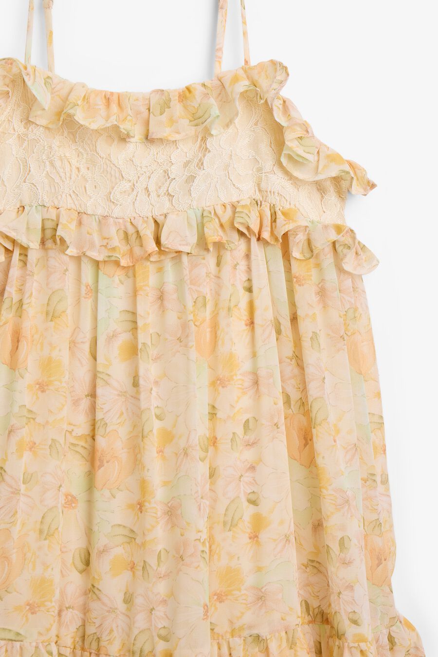 ANNA FLORAL CHIFFON DRESS in colour Floral