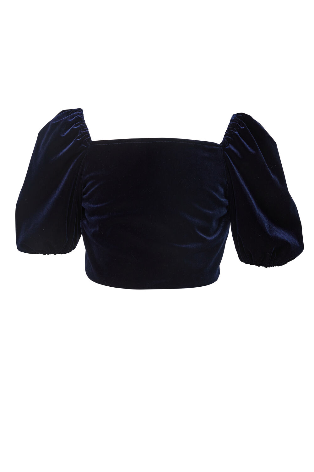 Girls WYNTER VELOUR TOP in colour BLACK IRIS