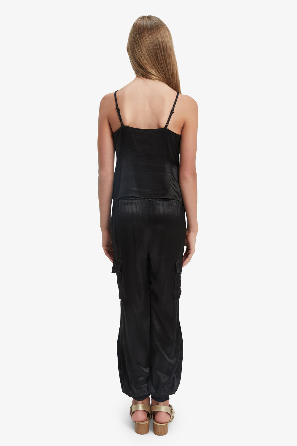 ROSETTE CAMI in colour CAVIAR