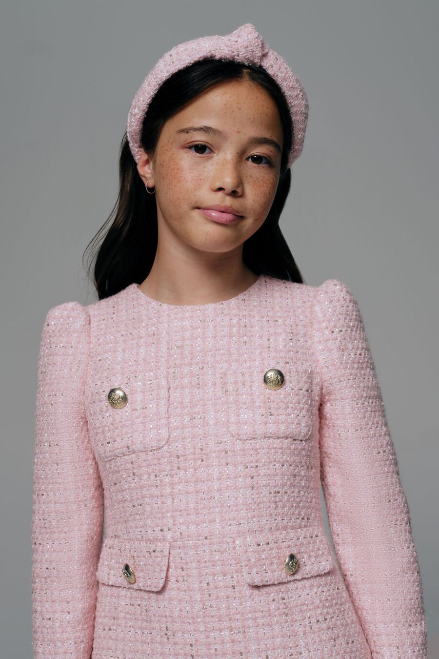 Girls Shiloh Boucle Dress