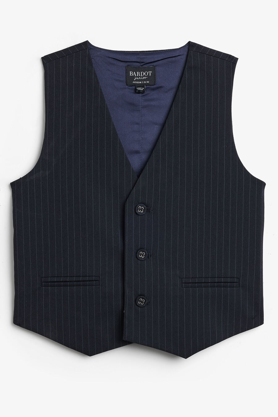 Boys Charles Pin Stripe Vest