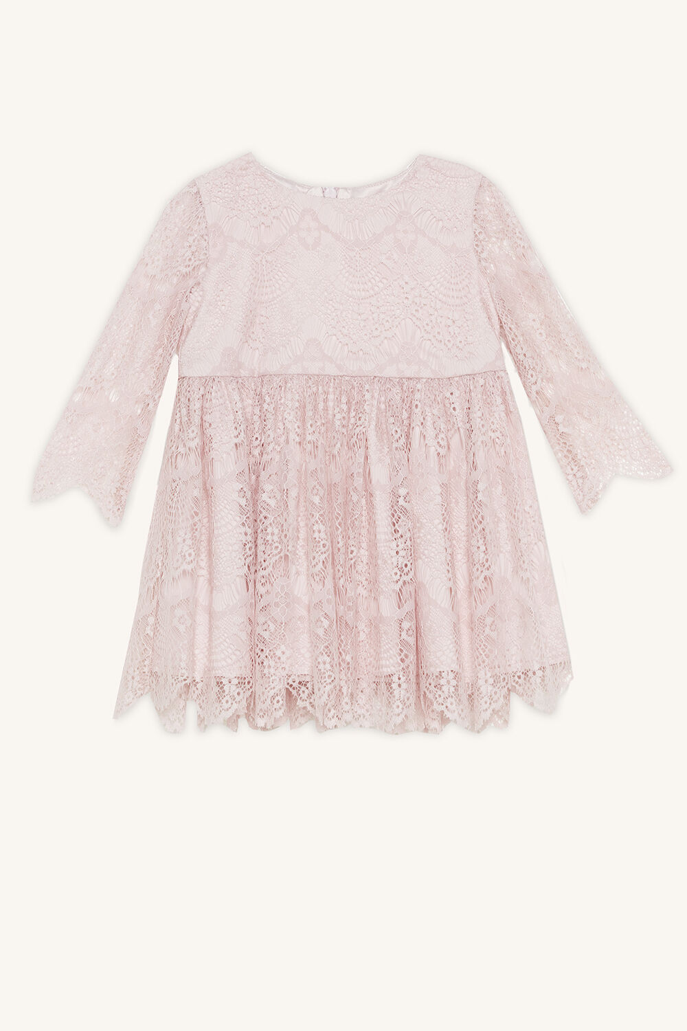JUNIOR GIRL GERTRUDE LACE DRESS in colour TUSCANY