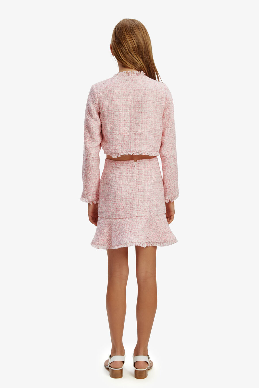 Girls Mischa Boucle Mini Skirt