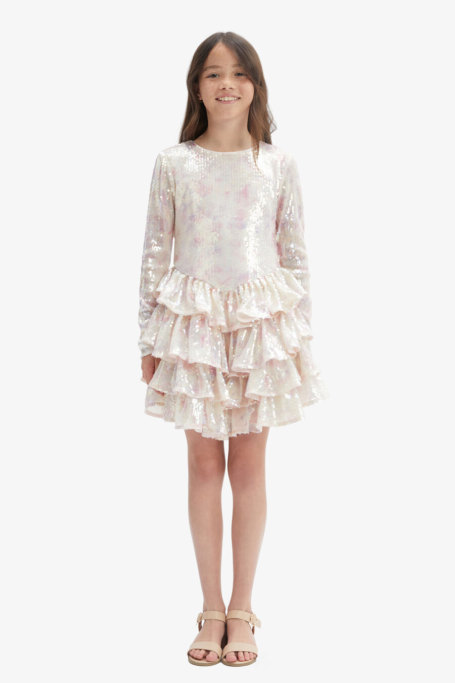 Girls Abby Sequin Dress