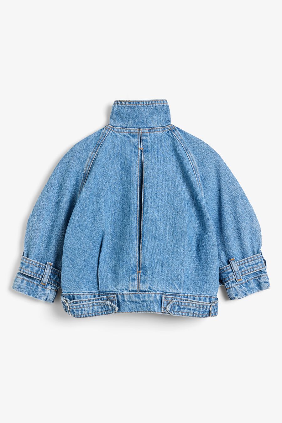 Girls Micah Funnel Neck Denim Jacket