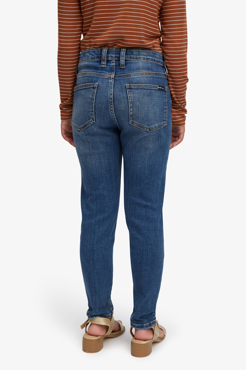 Girls KHLOE HI CROP JEANS in colour TRUE NAVY