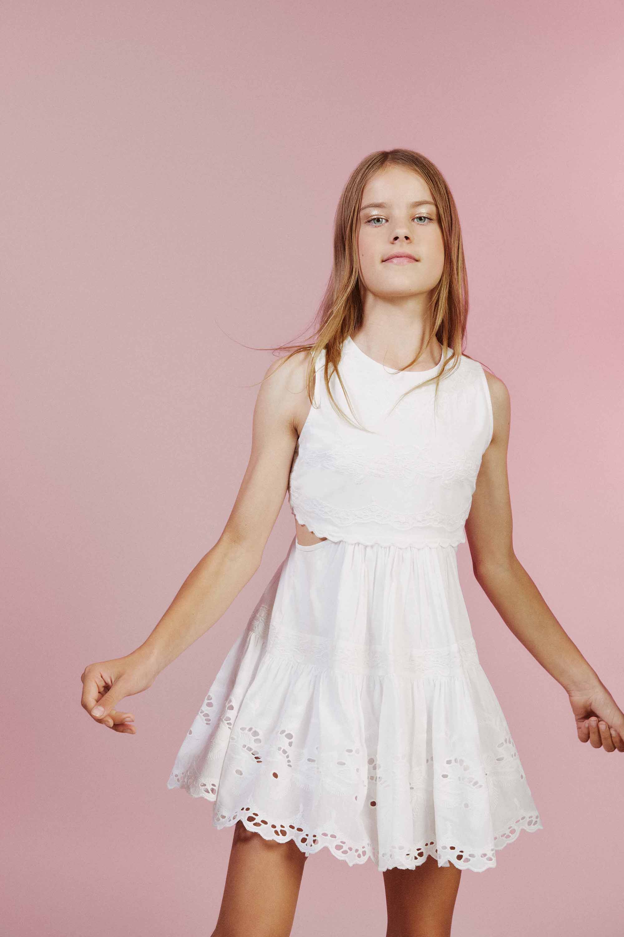 【韓国 Jenny over willow】Tiered Mini Dress (White) Jenny Mini Dress | Nuuly