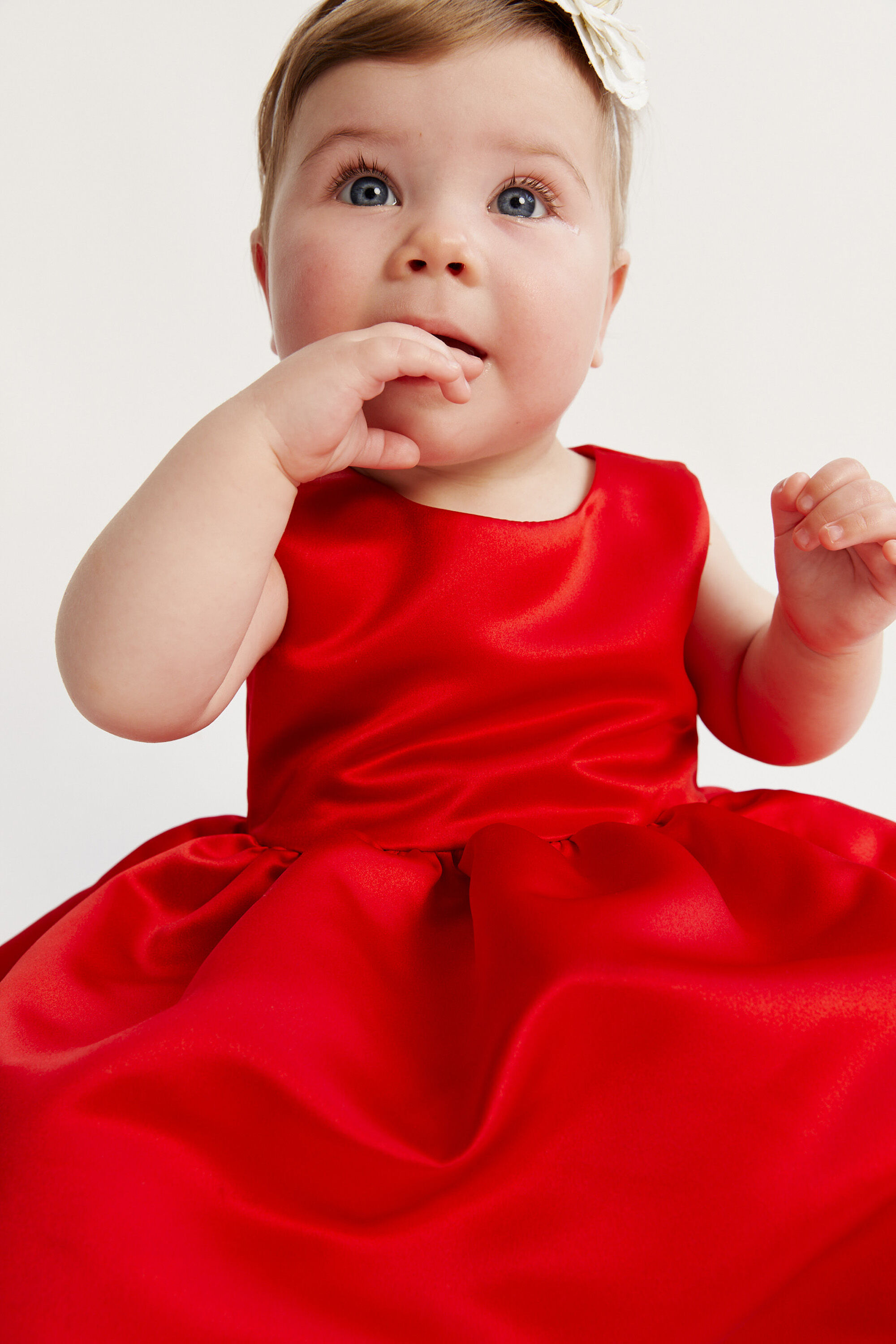 junior red dress Chiffon Scoop Neck Half Sleeves  KF Bridal Dark Red Girls Charlotte Trim Mini Dress