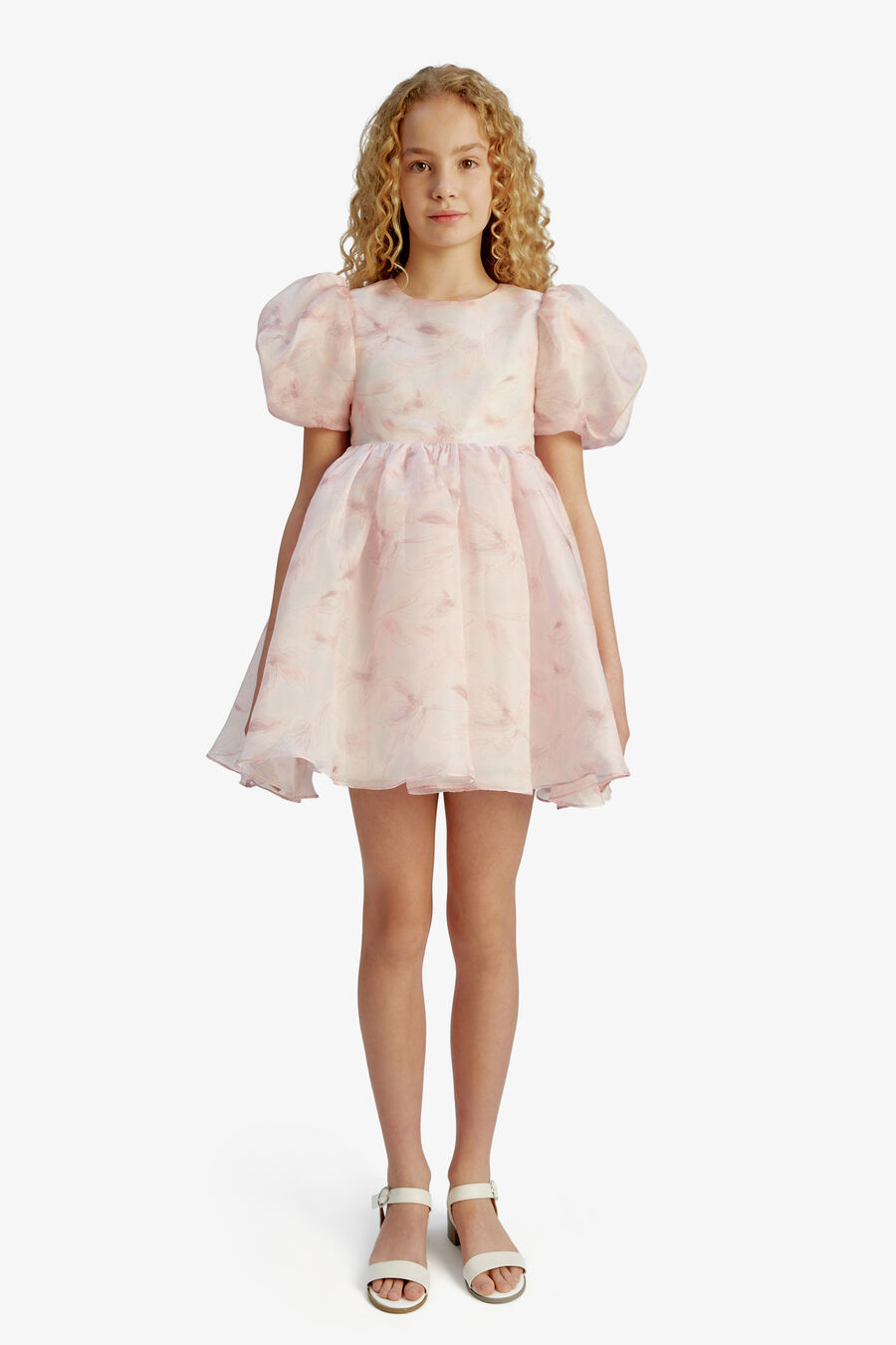 Girls Juliet Organza Mini Dress