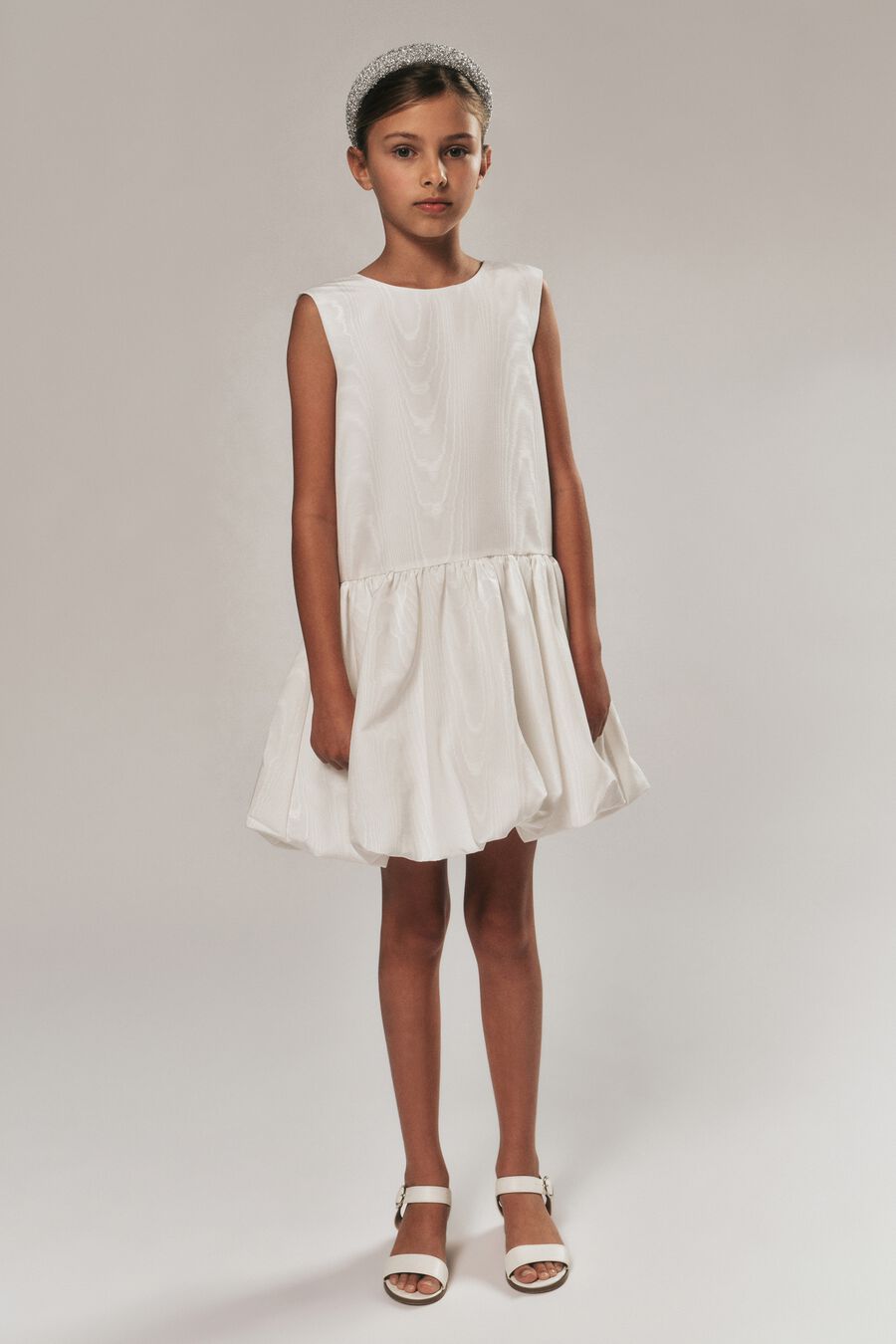 Girls Lilianna Bubble Taffeta Dress
