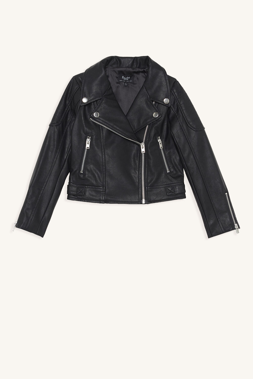 Girls KORA BIKER JACKET in colour CAVIAR