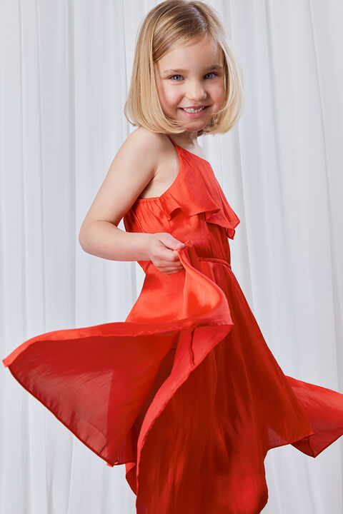 ADDY HANKY DRESS in colour FIESTA