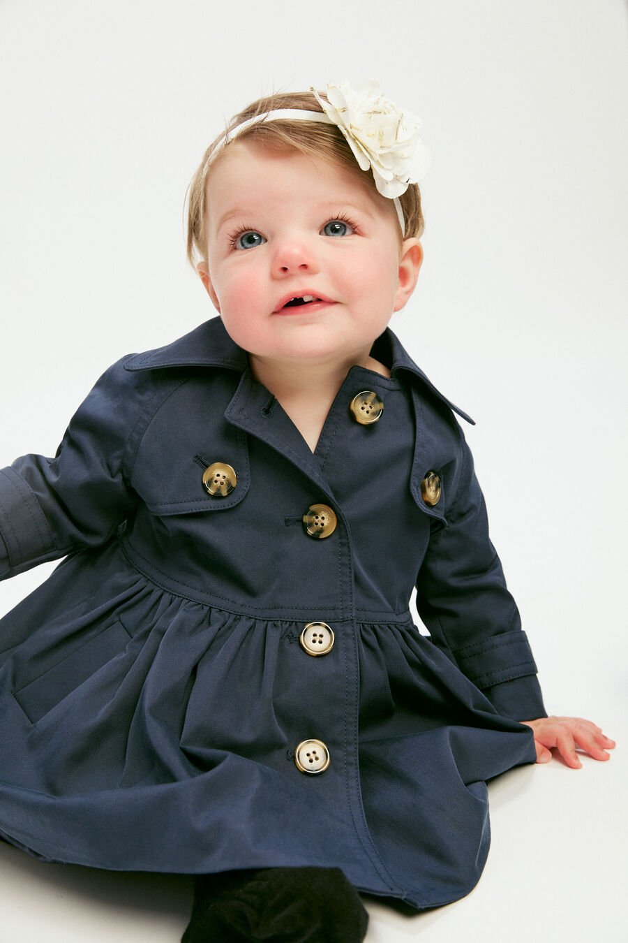 Baby Girl Mia Classic Trench