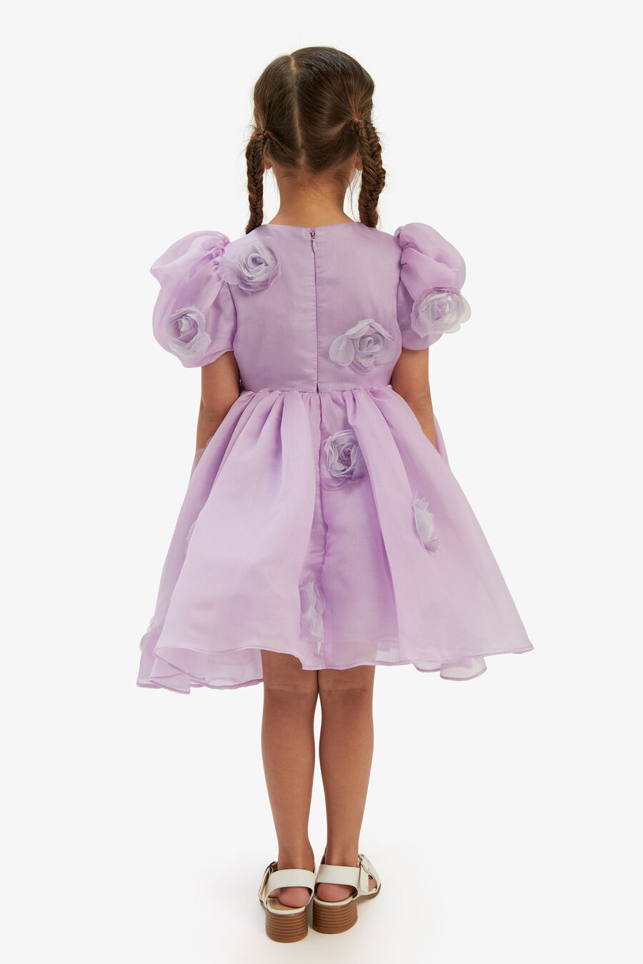 Girls Juliet Rosette Mini Dress