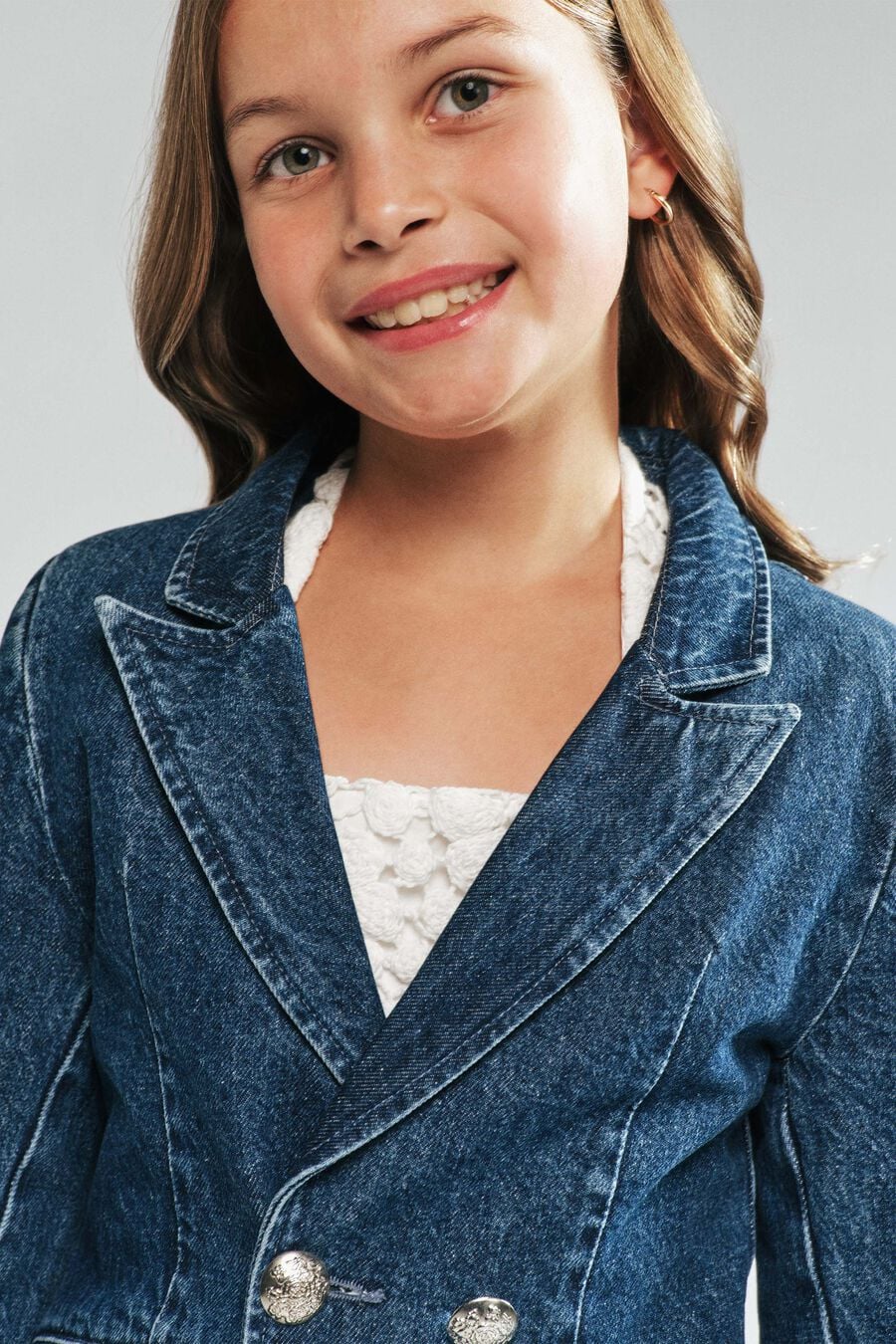 Girls Raye Denim Blazer