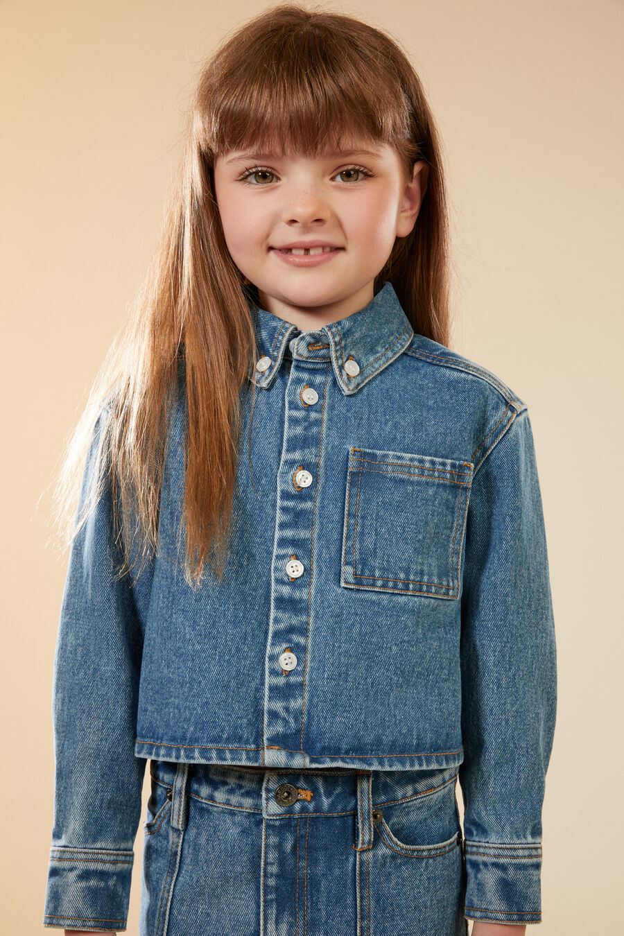 Girls Cairo Denim Shirt