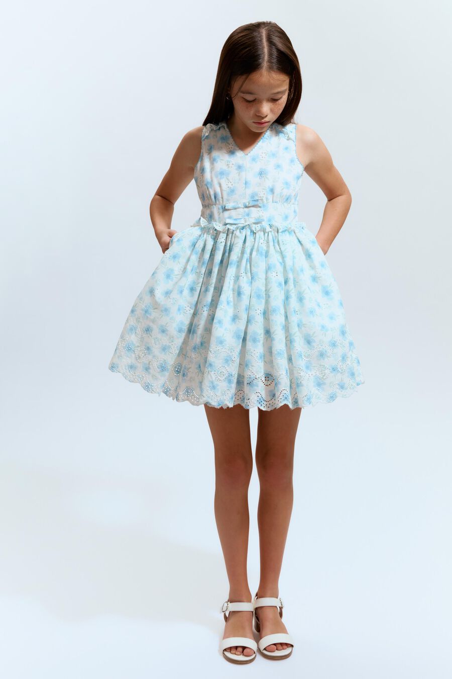 Girls Annie Floral Mini Dress