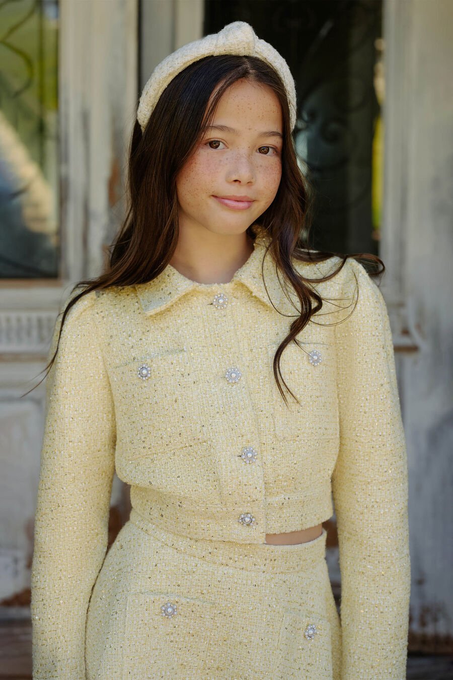 Girls Blair Boucle Set