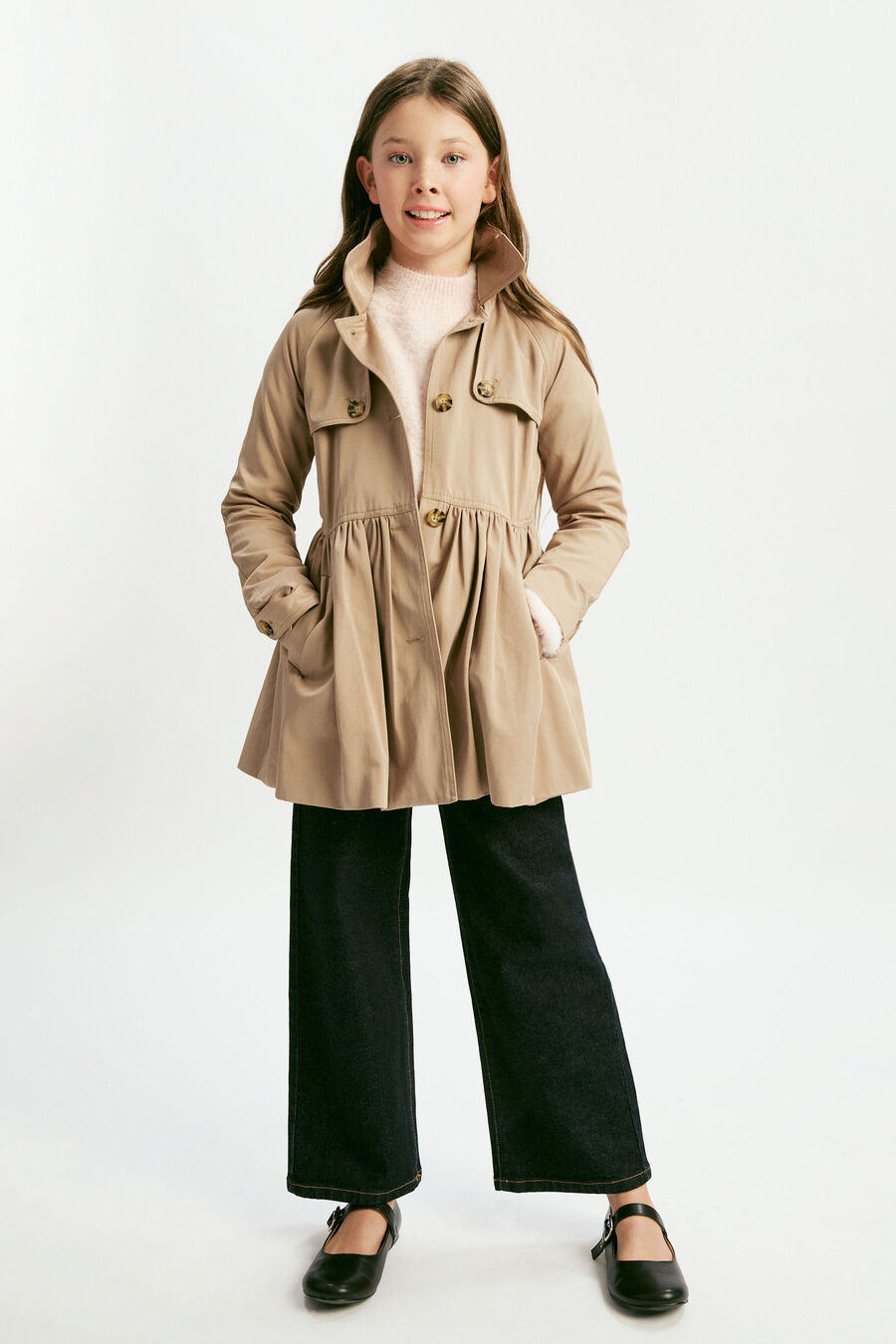 Girls Mia Classic Trench