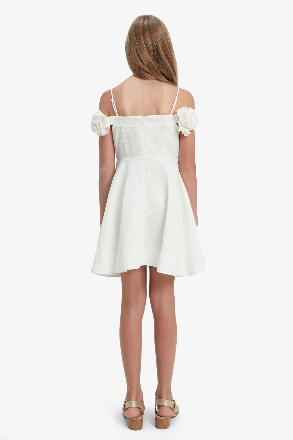 SIGMA CORSET MINI DRESS in colour BRIGHT WHITE