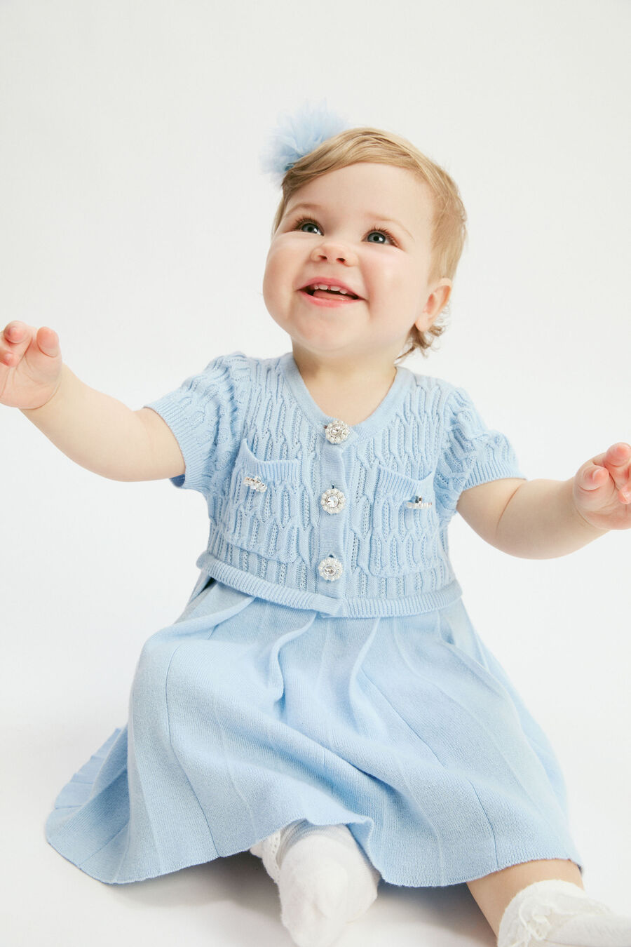 Baby Pleat Knit Dress