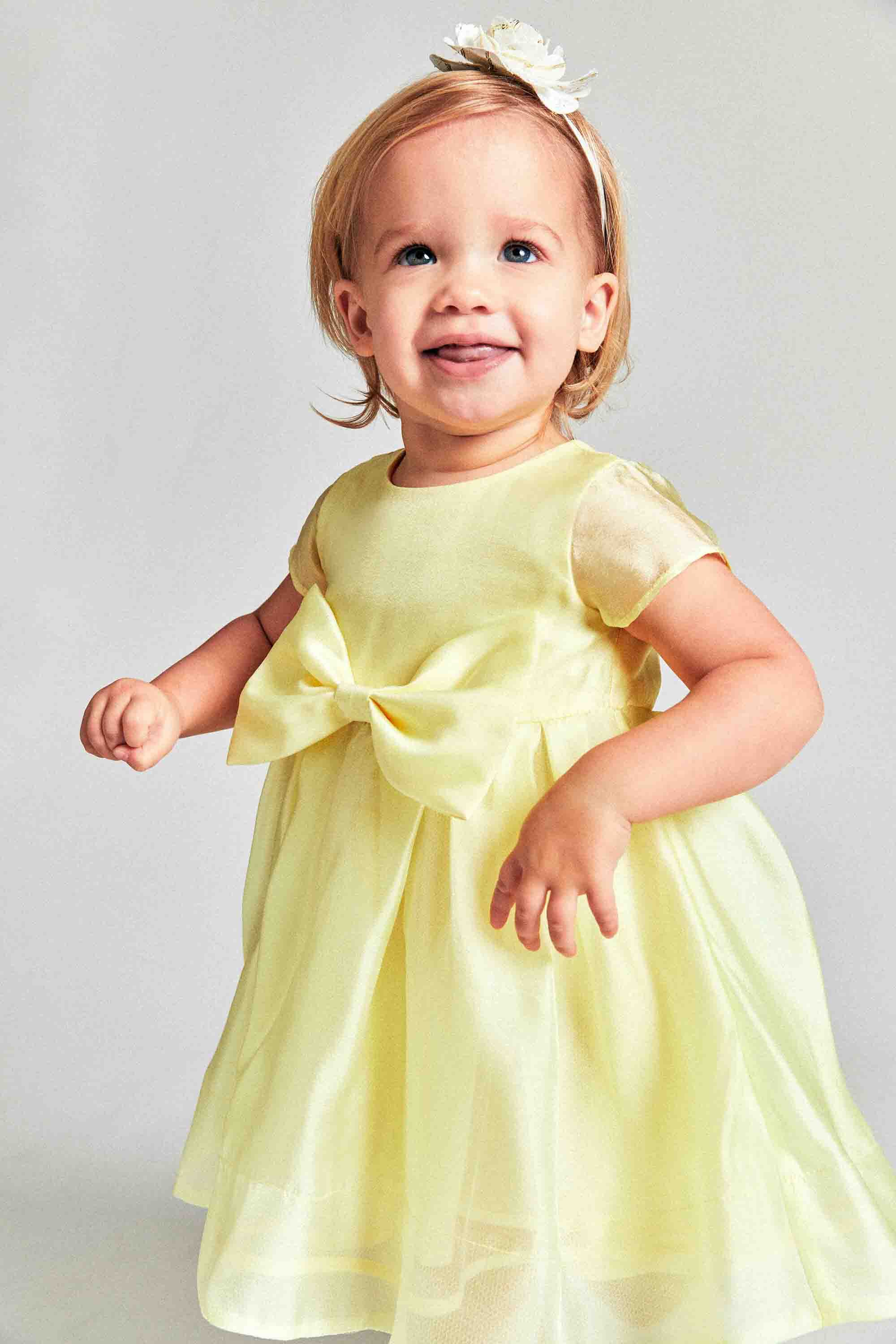 BABY DRESSES ALL IN ONES IN YELLOW BARDOT JUNIOR