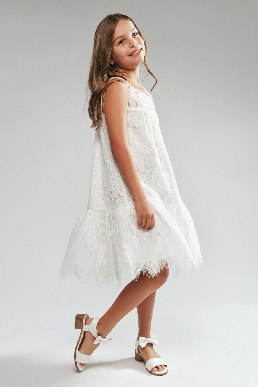 Girls Bessy Lace Dress