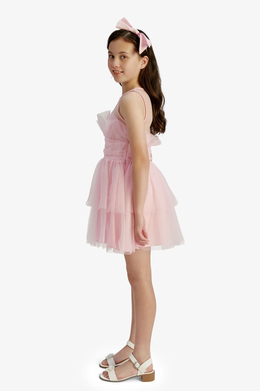 Girls Fallon Tulle Mini Dress