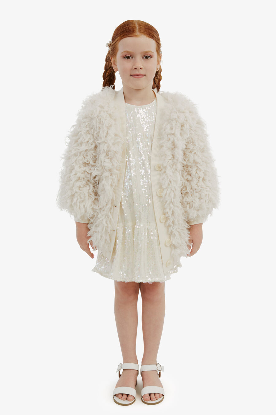 Girls Jessie Fluffy Cardi