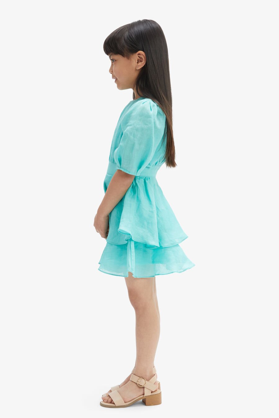 MAIA MINI DRESS in colour AQUA