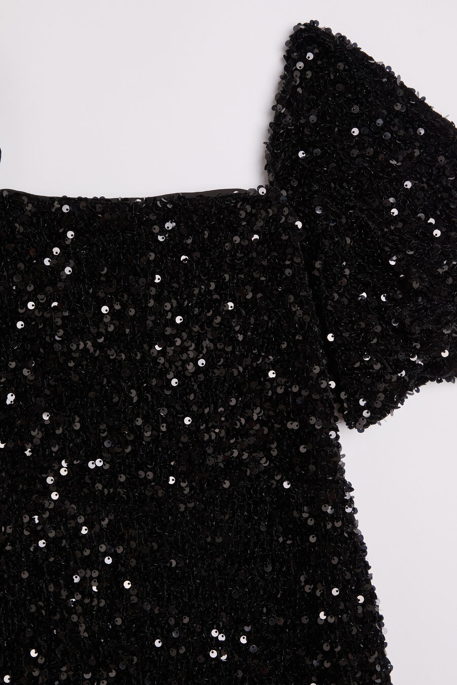 DION SEQUIN JUMPSUIT in colour BLACK
